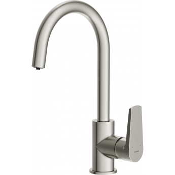 Смеситель CERSANIT для кухни MODUO однорычажный с фильтром, никель